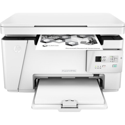 HP LaserJet Pro M26a Laser Multifunction Printer - Monochrome - Copier/Printer/Scanner - 18 ppm Mono Print - 600 x 600 dpi