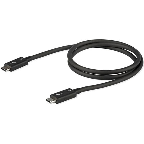 StarTech.com 80cm Passives Thunderbolt 3 Kabel, 40Gbps, 100W PD, 4K/5K Video, Kompatibel mit USB4/DP Alt Mode/Thunderbolt 