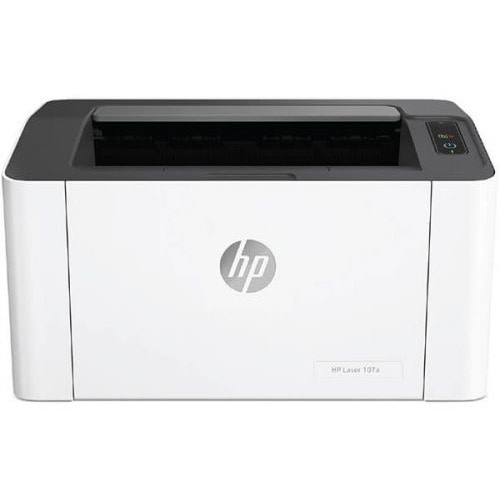 HP 107w Desktop Laser Printer - Monochrome - 20 ppm Mono - 1200 x 1200 dpi Print - Manual Duplex Print - 150 Sheets Input 