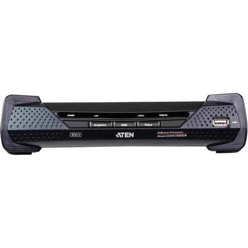 USB LINK DVI-I SINGLE DISPLAY KVM OVER IP TRANS AUDIO  SERIAL