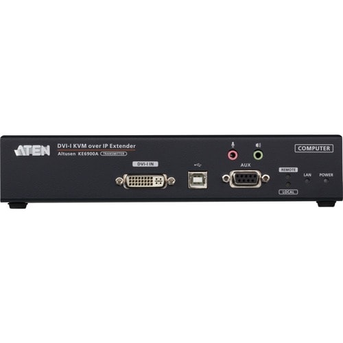 USB LINK DVI-I SINGLE DISPLAY KVM OVER IP TRANS AUDIO  SERIAL
