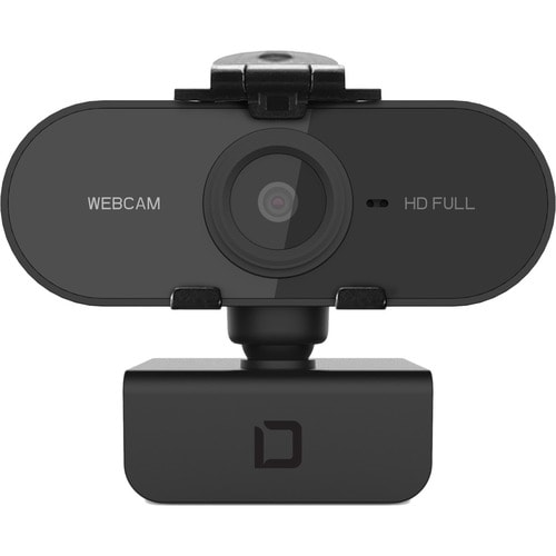 Dicota Webcam - Black - USB 2.0 - 1920 x 1080 Video - Auto-focus - Microphone - For Notebook, Computer
