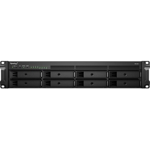 Synology RackStation RS1221RP+ 8 x Total Bays SAN/NAS Storage System - AMD Ryzen V1500B Quad-core (4 Core) 2.20 GHz - 4 GB