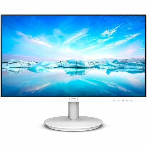 Philips V-line 221V8LW 22" Class Full HD LED Monitor - 16:9 - Textured White - 54.6 cm (21.5") Viewable - Vertical Alignme