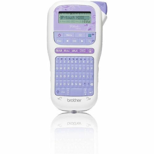Brother P-touch PT-H200 Electronic Label Maker - Thermal Transfer - 20 mm/s Color - 6 Fonts - 180 dpi - Label12 mm, 3.50 m