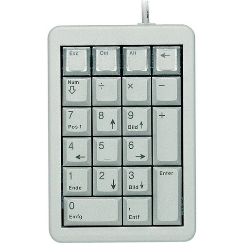 CHERRY G84-4700 Keypad - Cable Connectivity - USB Interface - English (US) - Light Grey - ML Keyswitch