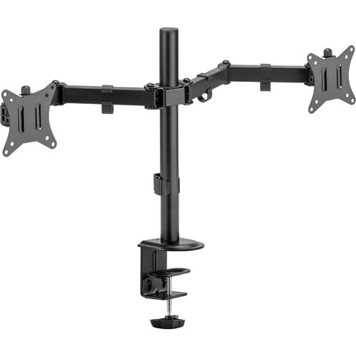 V7 DM1GCD Clamp Mount for Monitor - Landscape/Portrait - V7 Dual Monitor Articulating Clamp Mount - Dual Monitor Stand - G