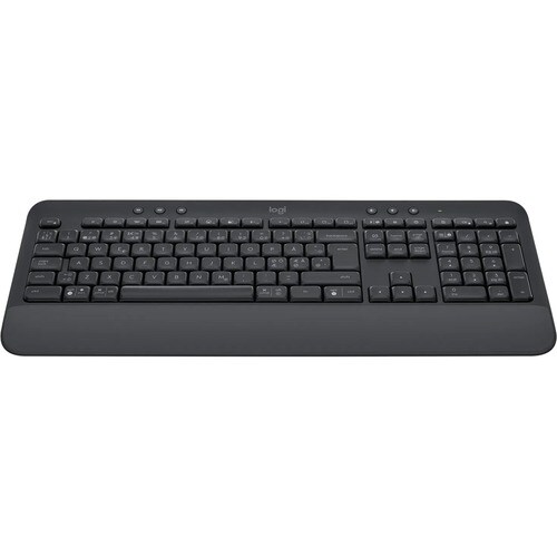 Logitech Signature K650 Keyboard - Wireless Connectivity - Danish, Norwegian, Swedish, Finnish - QWERTY Layout - Graphite 