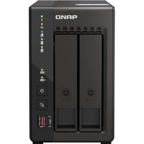 QNAP Turbo NAS TS-253E-8G 2 x Total Bays SAN/NAS Storage System - 4 GB Flash Memory Capacity Celeron J6412 Quad-core (4 Co