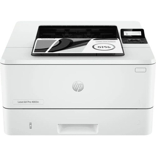 Impresora Láser De Escritorio HP LaserJet Pro 4003n - Monocromo - 4800 x 600 dpi Impresión dúplex - 350 Hojas Entrada - Et