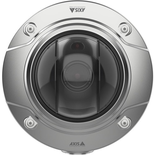 AXIS Q3538-SLVE 8 Megapixel Network Camera - Colour - Dome - White - 6.20 mm- 12.90 mm Varifocal Lens - 2.1x Optical