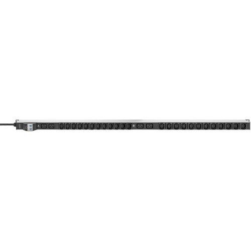 Digitus Basis IT PDU, 1-phasig 32A, 24 x C13, 4 x C19, 3 m Zuleitung, IEC 60309 32 A Stecker. PDU-Typen: Standard, Rack-Ka
