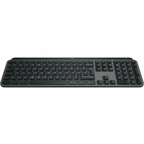 Logitech MX Keys S Keyboard - Compact - Wireless Connectivity - USB Interface - English (UK) - QWERTY Layout - Graphite - 