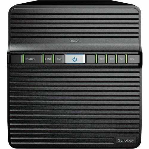 Synology DiskStation DS423 4 x Total Bays SAN/NAS Storage System - Realtek RTD1619B Quad-core (4 Core) 1.70 GHz - 2 GB RAM