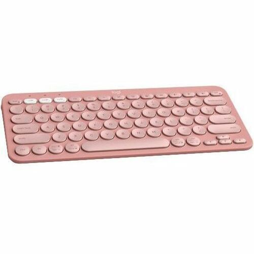 TECLADO SEM FIO BT LOGITECH PEBBLE KEYS 2 K380S ROSA B