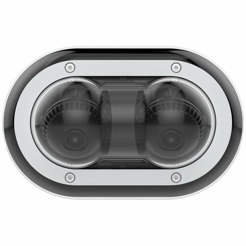 AXIS P4708-PLVE 8 Megapixel Outdoor 4K Network Camera - Colour - Dome - Black - TAA Compliant - 15 m Infrared Night Vision
