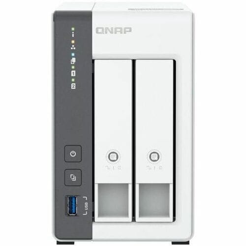 QNAP TS-216G 2 x Total Bays SAN/NAS Storage System - 4 GB Flash Memory Capacity Cortex A55 Quad-core (4 Core) 2 GHz - 4 GB
