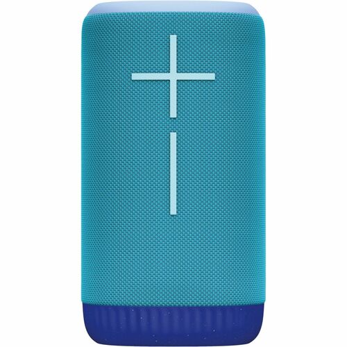 Ultimate Ears EVERBOOM Bluetooth Speaker System - Azure Blue - Surround Sound - Near Field Communication - Battery Recharg