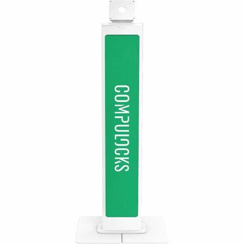 Compulocks Brandable VESA Floor Stand for Screens Up to 32 Inches - White - Brandable VESA Floor Stand for Screens Up to 3