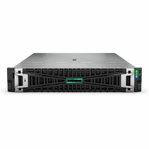 HPE ProLiant DL385 G11 2U Rack Server - 1 EPYC 9124 3 GHz - 64 GB RAM - 960 GB SSD - (2 x 480GB) SSD Configuration - 12Gb/