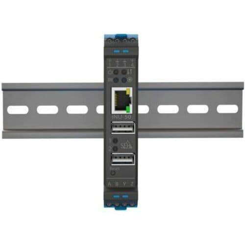 SEH INU-50 Device Server - Twisted Pair - 1 x Network (RJ-45) - 2 x USB x Serial Port - 10/100/1000Base-T - Gigabit Ethern