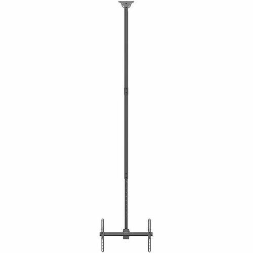 Neomounts Ceiling Mount for TV - Black - Height Adjustable - 1 Display(s) Supported - 94 cm to 177.8 cm (70") Screen Suppo