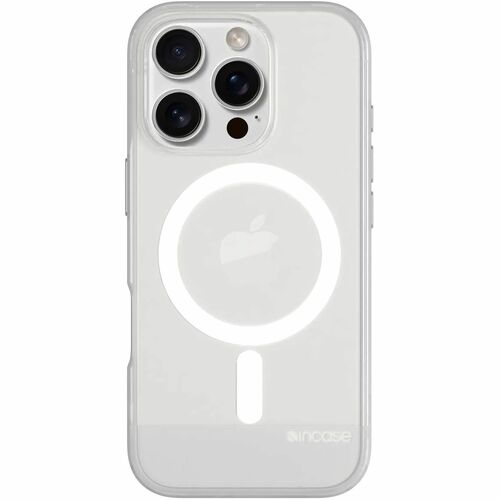 Incase Slim Case for Apple iPhone 16 Pro Smartphone - Frosted Texture - Clear - Drop Resistant, Bacterial Resistant - Poly