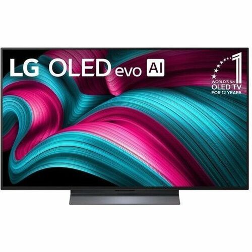 LG evo C5 OLED48C5PUA 48.2" Smart OLED TV - 4K UHDTV - Alexa, Apple HomeKit, Google Assistant Supported - webOS 25 - AI So