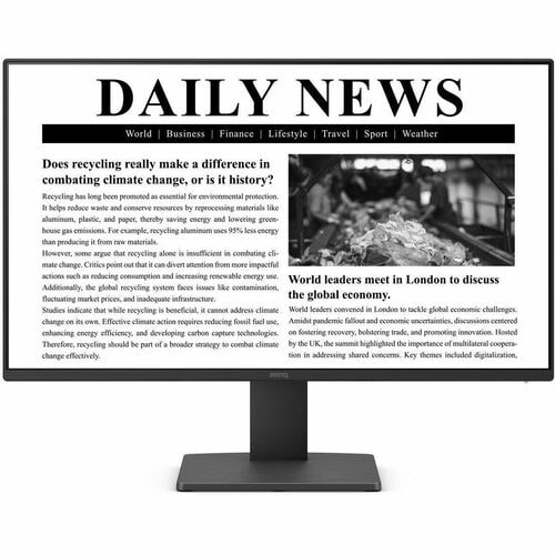 Monitor LED BenQ GW2491 24.0"" (61.0cm) Clase Full HD - 16:9 - 23.8"" (60.5cm) Viewable - Tecnología conmutación en el mis