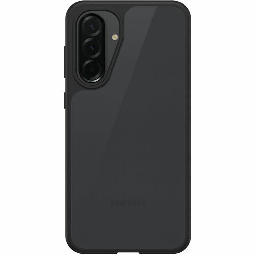 OtterBox React Case for Samsung Galaxy A36 Smartphone - Black Crystal (Clear/Black) - Retail - 1 Poly Bag - Drop Resistant