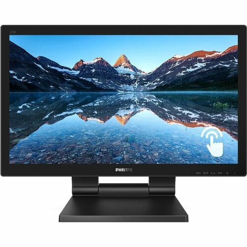 Philips 222B9TA 22" (55.9 cm) Class LED Touchscreen Monitor - 2 ms - 21.5" (54.6 cm) Viewable - Projected Capacitive - 10 