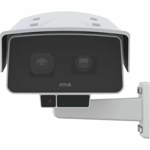 AXIS P1518-LE 8 Megapixel / 2 Megapixel Outdoor 4K Network Camera - Colour - Box - White - TAA Compliant - Infrared Night 