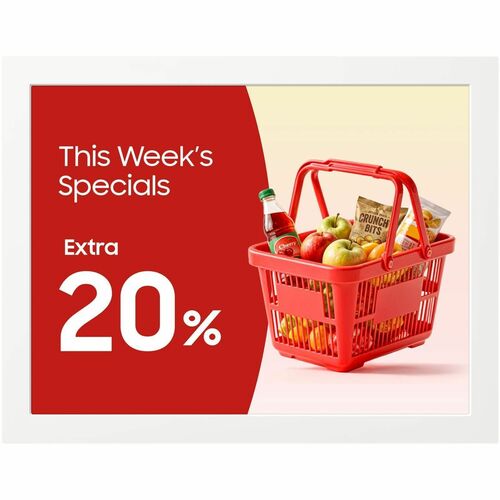 Samsung Color E-Paper EM13DX 337.82 mm LCD Digital Signage Display - 24 Hours/7 Days Operation - ePaper - 1200 x 1600 - 4: