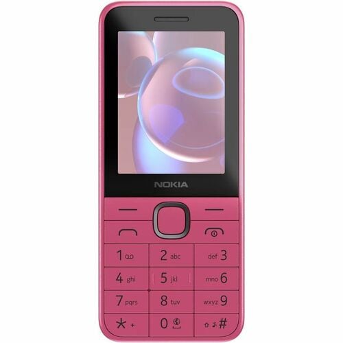 Nokia 225 4G (2024) 128 MB Feature Phone - 6.1 cm (2.4") TFT LCD QVGA 240 x 320 - Cortex A71 GHz - 64 MB RAM - 4G - Pink -