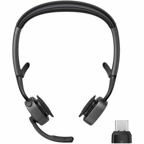Shokz OpenMeet2 Wireless Over-the-head, Open-ear Stereo Headset - Binaural - Open - 3000 cm - Bluetooth - Noise Cancelling