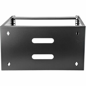 StarTech.com 6U Wall Mount Rack, 14in Deep, 19 inch Wall Mount Network Rack, Wall Mounting Patch Panel Bracket for Switch/