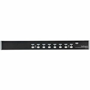 StarTech.com 8 Port 1U Rackmount USB KVM Switch Kit with OSD and Cables - 8 Computer(s) - 1 Local User(s) - 1920 x 1440 - 