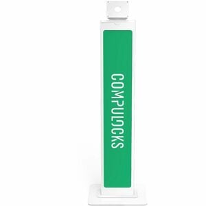 Support de sol de sécurité personnalisable VESA - Support de sol d'affichage inclinable - Blanc - Montage compatible VESA 