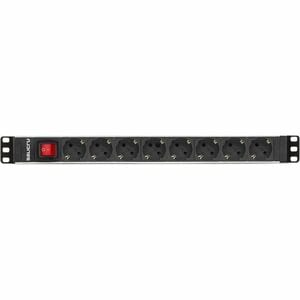 Salicru PDU - Basic - Schuko - 8 x Schuko - 16 A - 120 V AC, 230 V AC Input - 1U - 1.50 m Cord Length - Rack-mountable