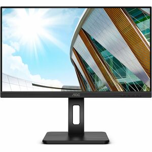 AOC Q24P2Q 24 Zoll Klasse WQHD LED-Monitor - 16:9 Format - Schwarz - 60,5 cm (23,8 Zoll) Viewable - IPS-Technologie (In-Pl