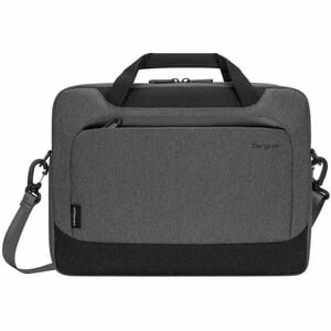 Targus Cypress TBS92602GL Carrying Case (Briefcase) for 35.6 cm (14") Notebook - Grey - Woven Fabric, Plastic Body - Shoul