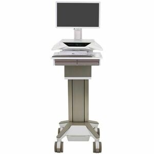 Ergotron CareFit Medical Trolley - TAA Compliant - 2 Drawer - 17.01 kg Load Capacity - 4 Casters - 12.70 cm (5") Caster Si