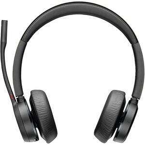 Poly Voyager 4300 UC 4320 Kabel/Kabellos Kopfbügel, Auf den Ohren Stereo Headset - Schwarz - Microsoft-Teams-Zertifizierun