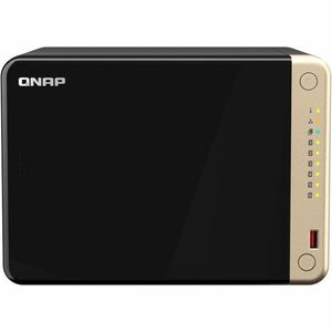 QNAP Turbo NAS TS-664-8G 6 x Total de compartimentos Sistema de armazenamento SAN/NAS - 4 GB Flash Memory Capacity - Intel