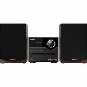 Sharp XL-B517D(BR) HiFi-Microsystem - 15 W RMS - Braun - CD-Player - 1 CD(s) - DAB+, FM, DAB - 30 x DAB - 60 x DAB/FM - 30