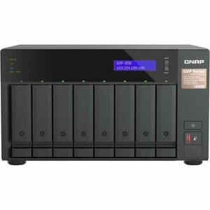 QNAP QVR Pro QVP-85B 64 Canal Com fios Estação de videovigilância - Gravador de vídeo em rede - HDMI - 6K Gravação