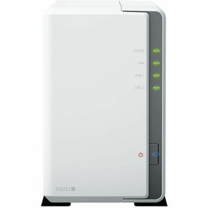 Synology DiskStation DS223J 2 x Total Bays SAN/NAS Storage System RTD1619 Quad-core (4 Core) 1.70 GHz - 1 GB RAM - DDR4 SD