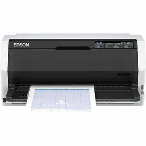 Stampante Ad Aghi Epson LQ-690II - Monocromatico - 24-pin - Nero, Bianco - 7 Copie - 106 Colonna - 487 cps Mono - 360 x 18