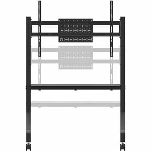 Neomounts MOVE Go Display Stand - 55" (139.70 cm) to 86" (218.44 cm) Screen Support - 76 kg Load Capacity - 1 x Shelf(ves)