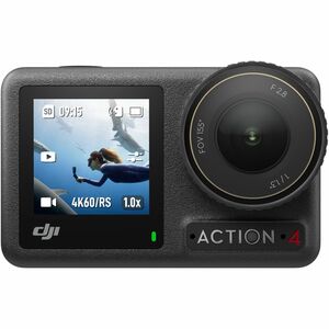 DJI Osmo Action 4 Digital CamcorderTouchscreen - 1/3" CMOS - Black - 4:3 - 12 Megapixel Video - SDHC - Wireless LAN